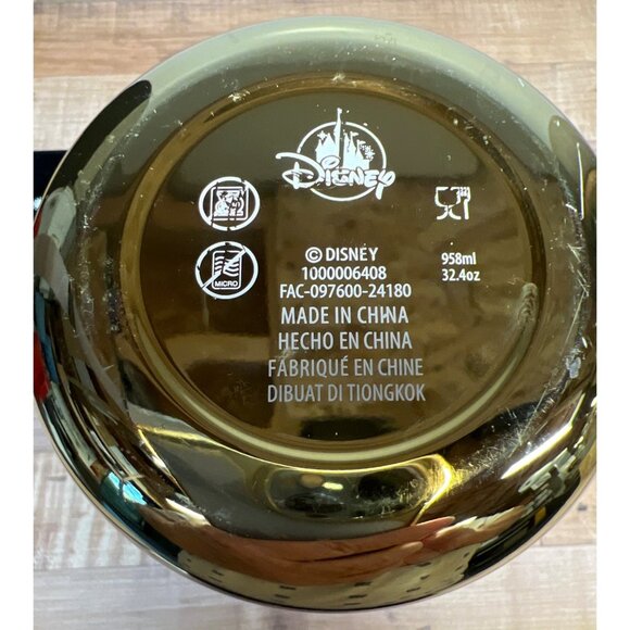 Disney Magic Castle Water Bottle Wide Mouth Stainless Steel Insulated Tumbler Lg - Picture 8 of 8